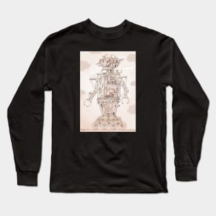 They worked in a giant metal man. Long Sleeve T-Shirt